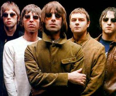 Andy Bell, Noel and Liam Gallagher, Alan White, Gem Archer.
